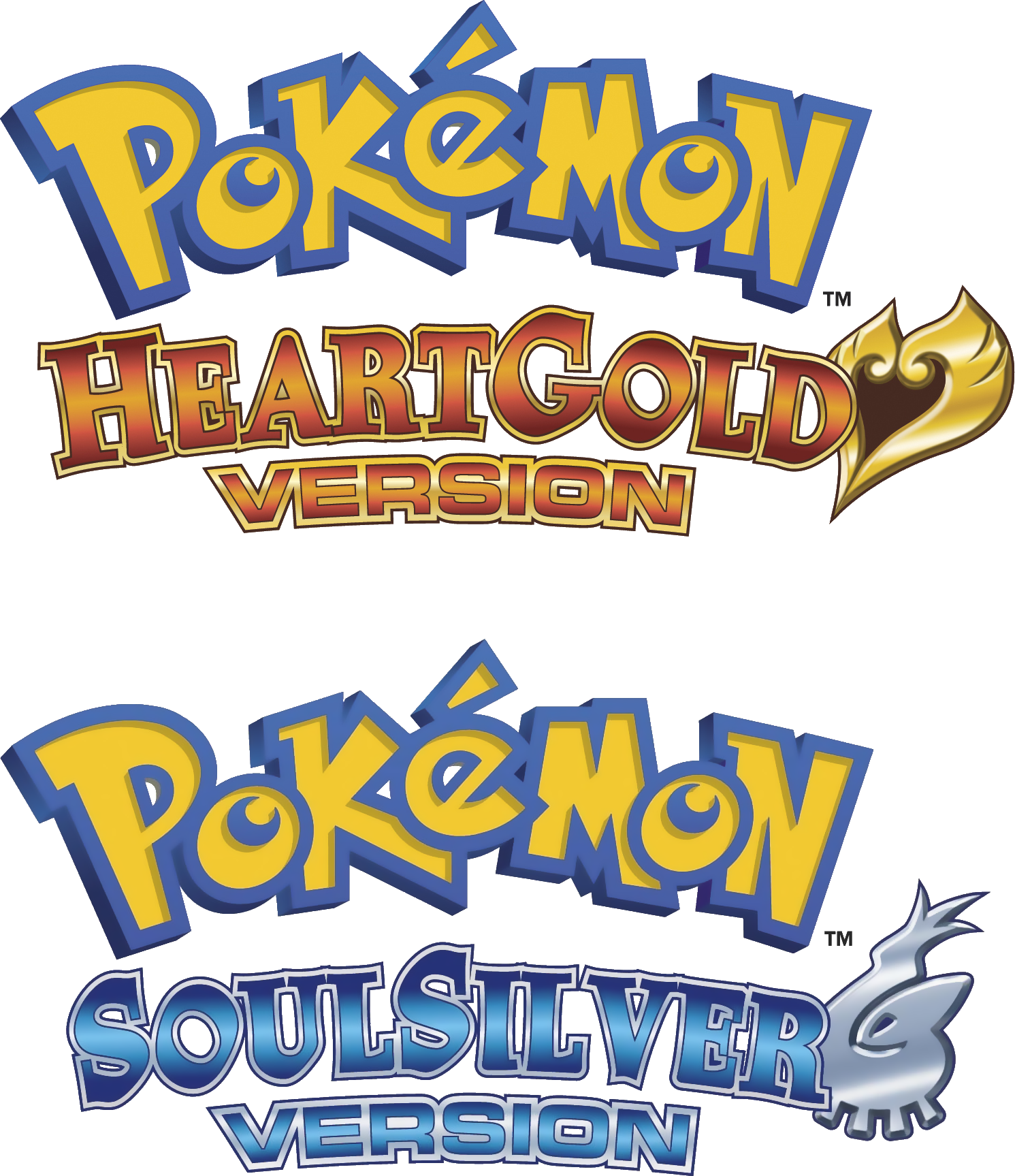 Picture of Pokemon HeartGold & SoulSilver logos