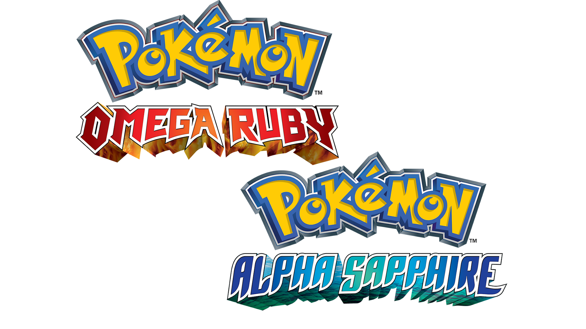 Picture of Pokemon Omega Ruby & Alpha Sapphire logos