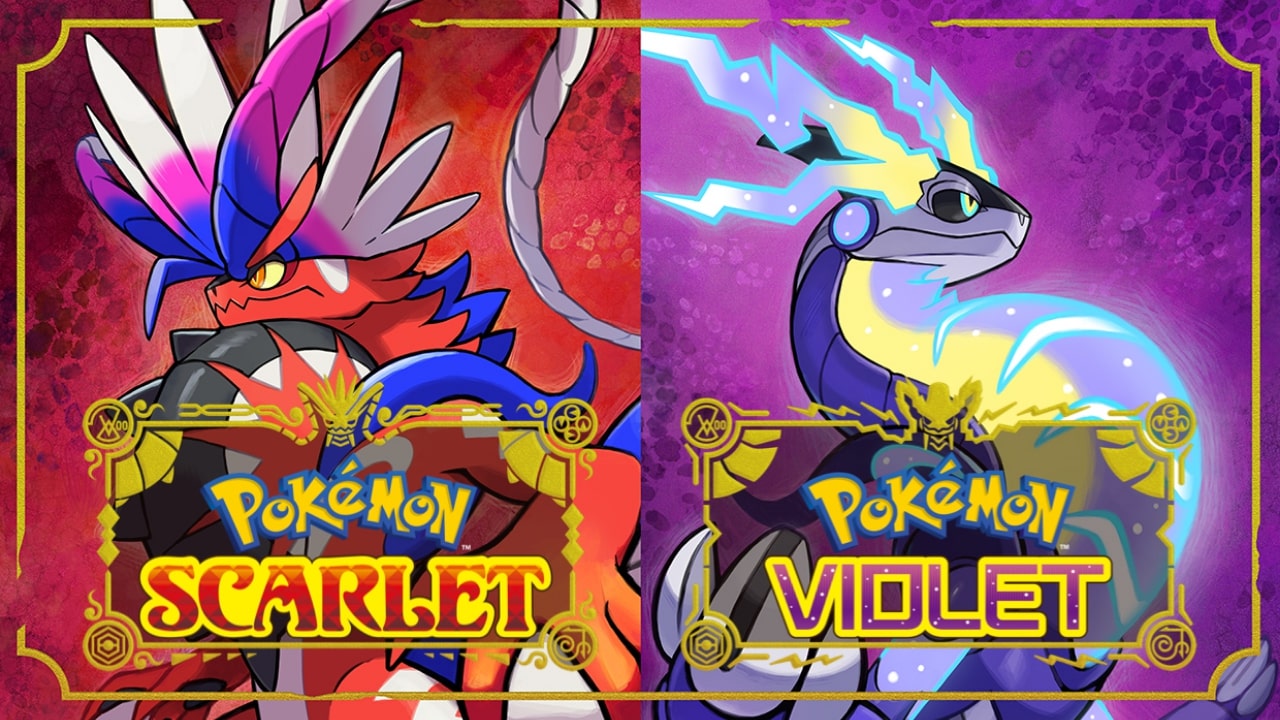 Picture of Pokemon Scarlet & Violet logos